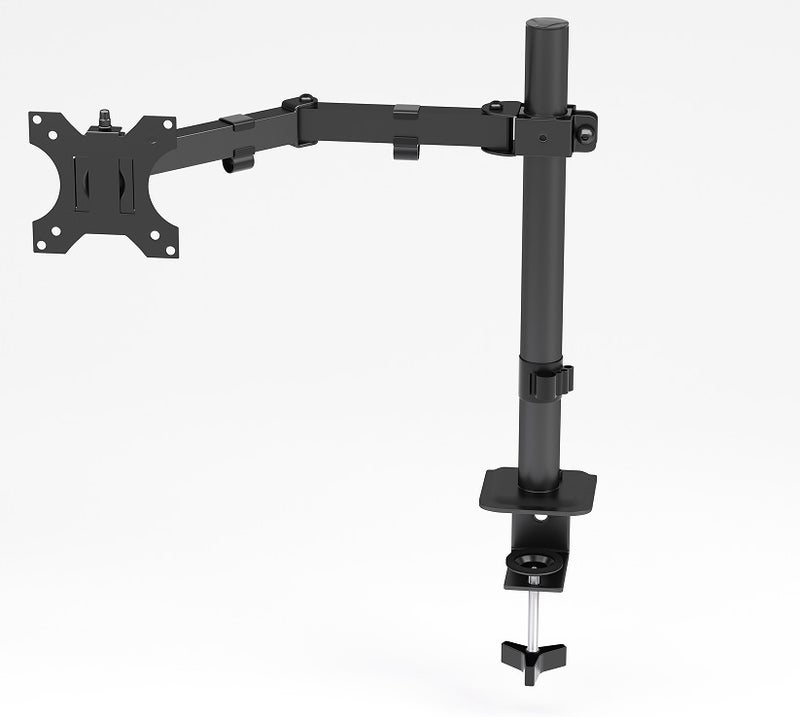 Base Double-Arm Monitor Bracket Computer Monitor Bracket Retractable Rotatable Clamp Type - Image 1